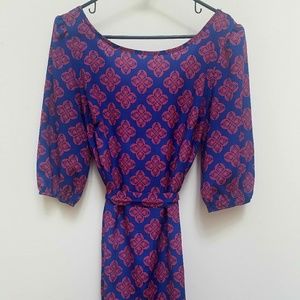 Bright & bold paisley dress.